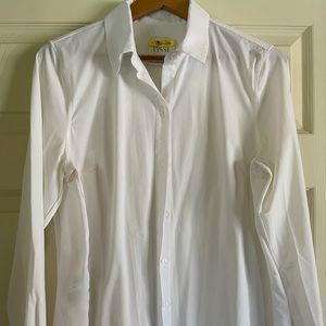 White LYSSE Blouse Pleated back